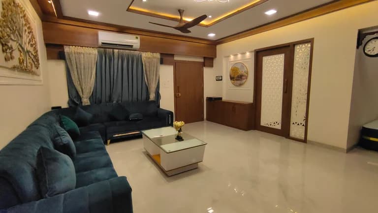 Elegant Blue Luxe Lounge