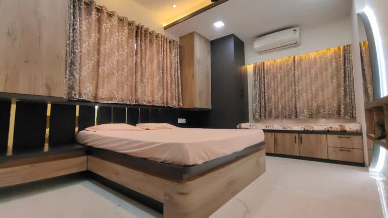 Earthy Contemporary Bedroom